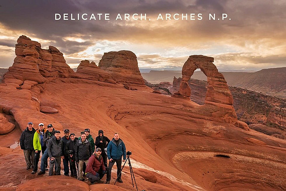 Group shot at Delicate Arch