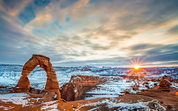 Delicate Arch Sunset  #Best1604